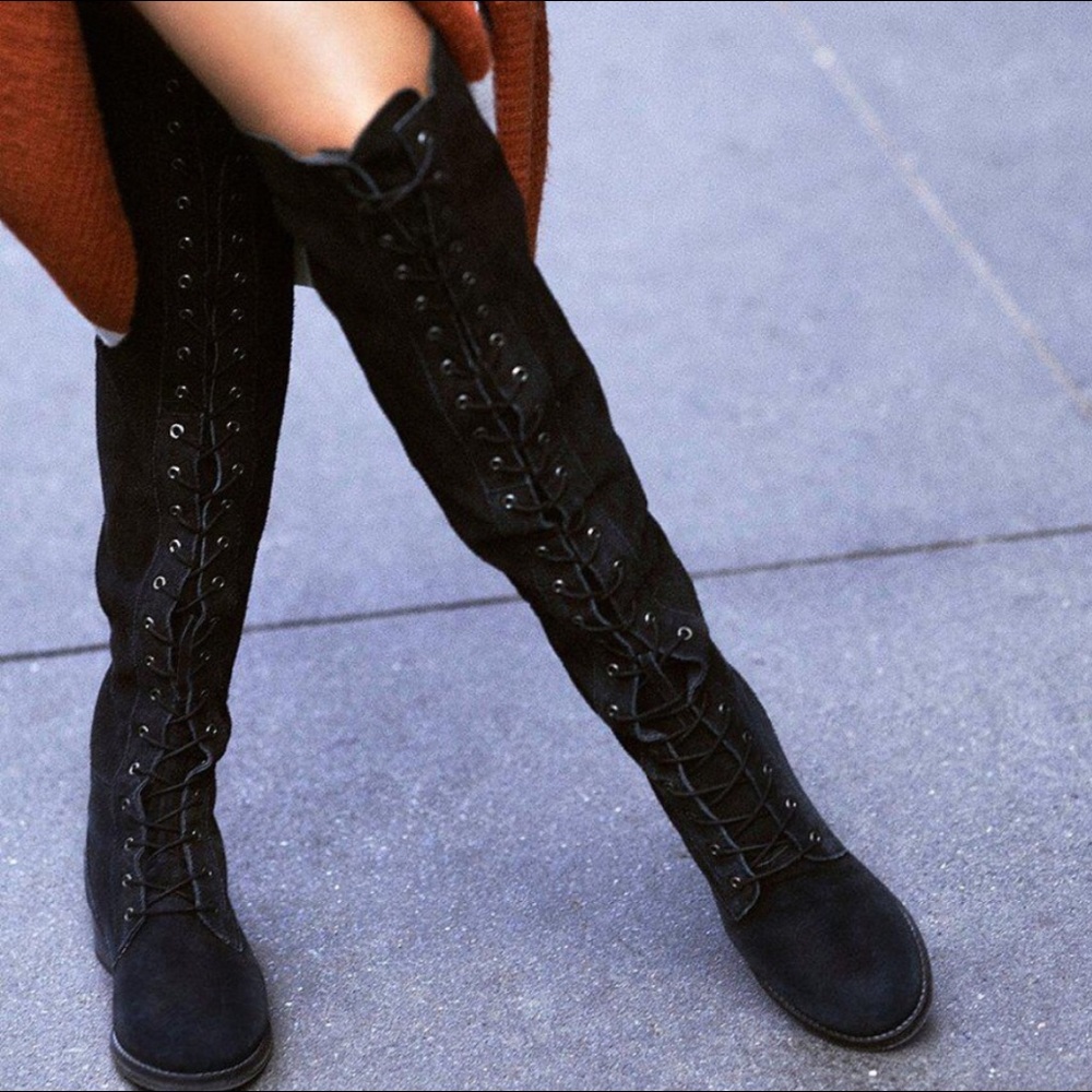 Free People Tennessee OTK Suede Boots New wout Box